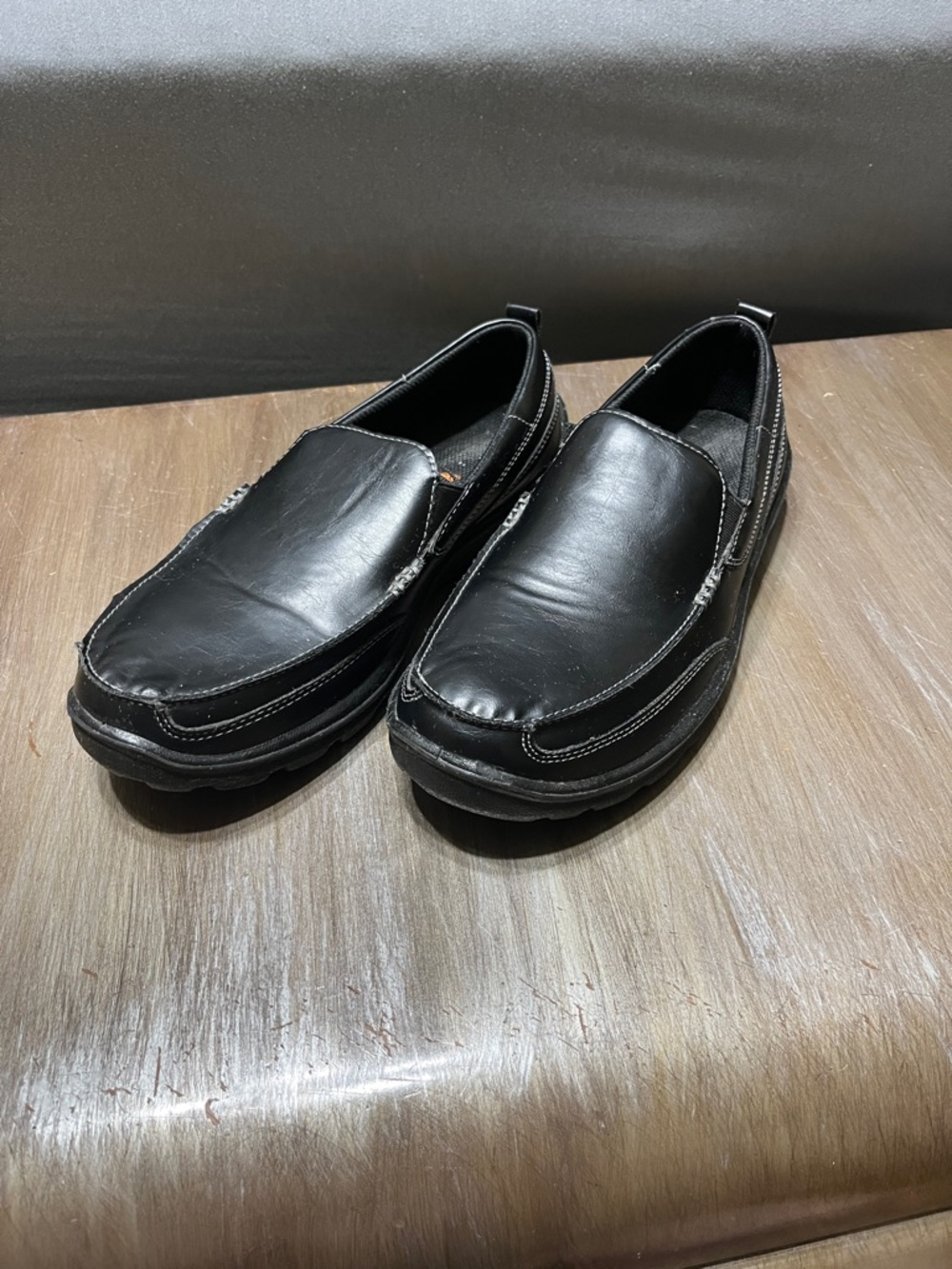 Deer Stags Black Slip-On Casual Loafers